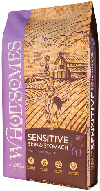 Sportmix Wholesomes Sensitive Skin And Stomach Lamb Dry Dog Food 30 lb
