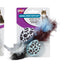 Spot Animal Print Rattle Catnip Toy Assorted 4.5 in 2 Pack - Cat