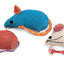 Spot Burlap Mice Catnip Toy Assorted 3 in 3 Pack