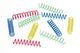 Spot Colorful Springs Catnip Toy Thin Assorted 3 in 10 Pack - Cat