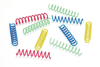 Spot Colorful Springs Catnip Toy Thin Assorted 3 in 10 Pack
