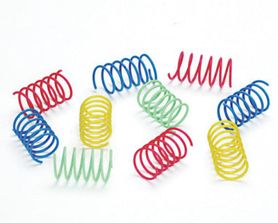 Spot Colorful Springs Catnip Toy Wide Assorted 2 in 10 Pack - Cat
