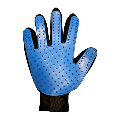 Spot Dog Grooming Glove Blue, Black 9 in