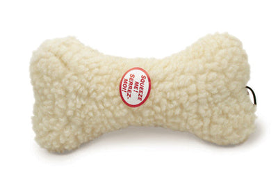 Spot Fleece Dog Toy Bone Natural 9