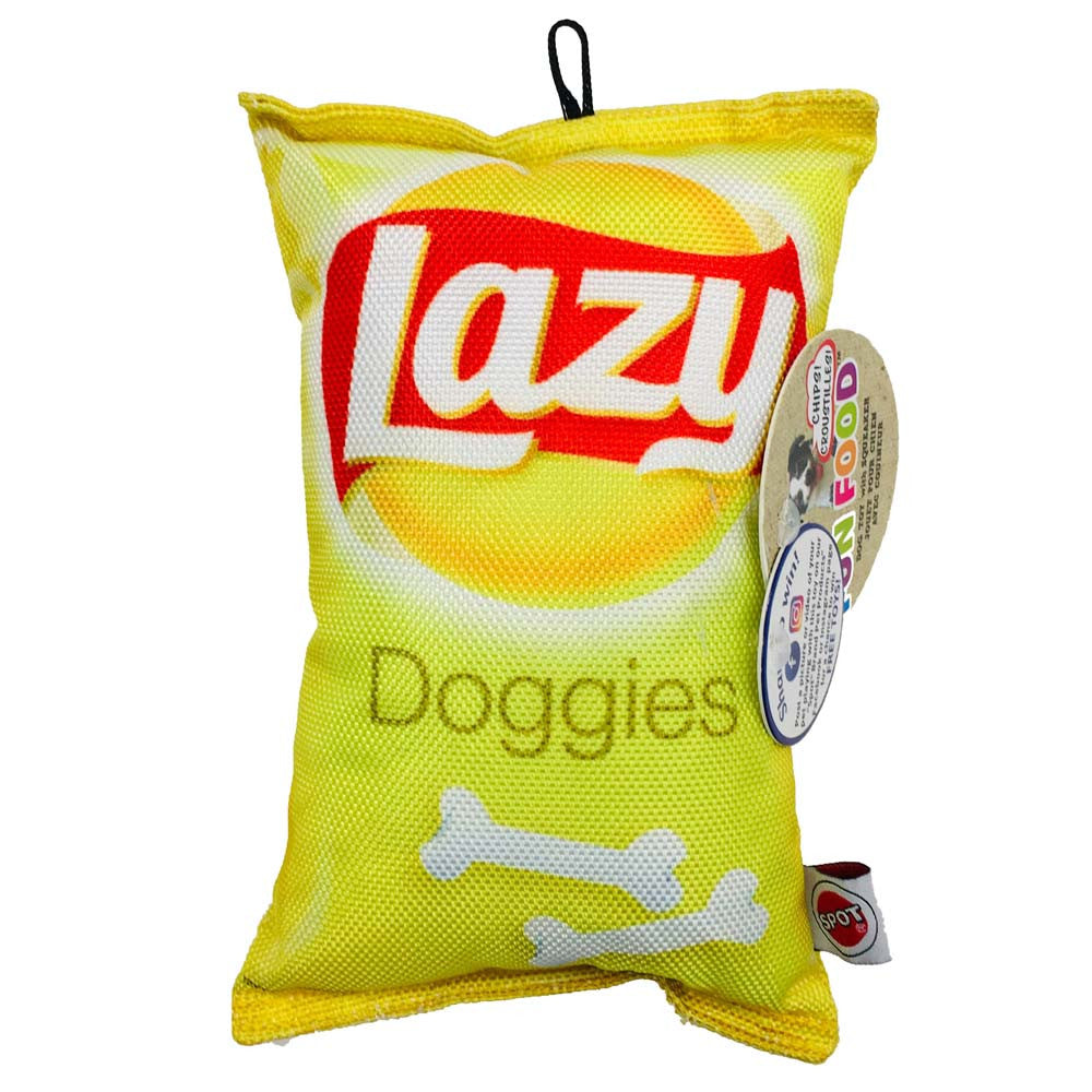 Spot Fun Food Lazy Dog Toy Doggie Chips 8 in