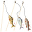 Spot Gone Fishin Teaser Wand Catnip Toy Assorted - Cat