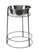 Spot Hi - rise Single Diner Dog Bowl Silver 15