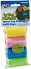 Spot In the Bag Refill Bags Yellow Pink Green Blue 4 Pack - Dog