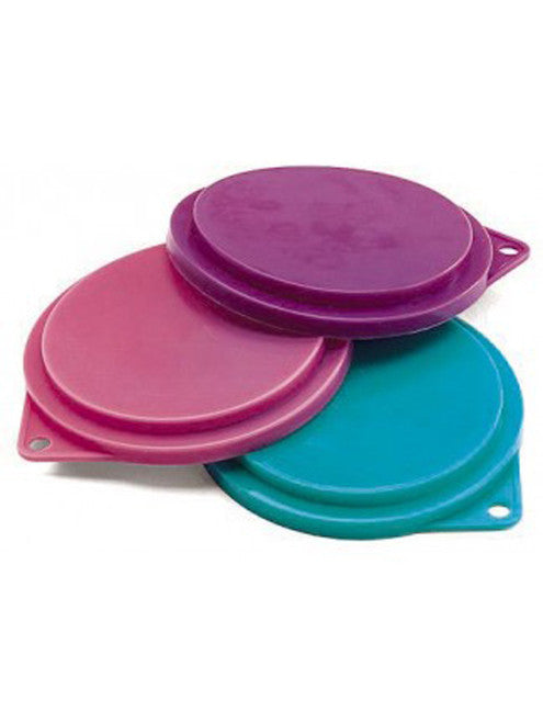 Spot Pet Food Can Covers Assorted 3 Piece 3.5 in - Dog