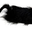Spot Shaggy Plush Ferret Rattle & Catnip Cat Toy Black 11in LG