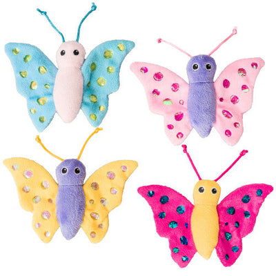 Spot Shimmer Glimmer Butterfly Catnip Toy Assorted - Cat