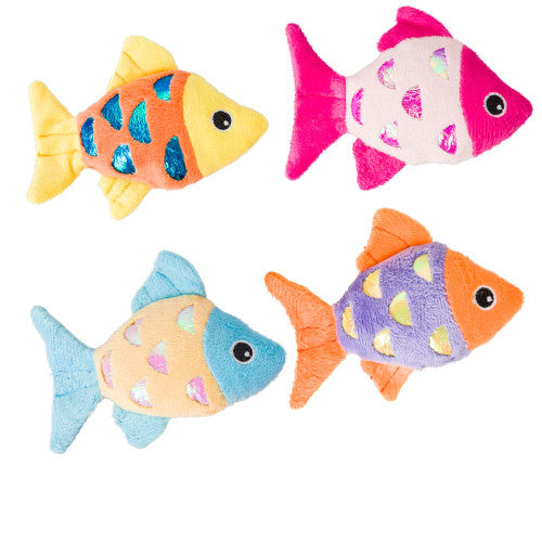Spot Shimmer Glimmer Fish Catnip Toy Assorted - Cat