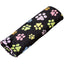 Spot Snuggler Rainbow Pawprint Blanket Black 30 in x 40 - Dog