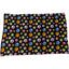 Spot Snuggler Rainbow Pawprint Blanket Black 40 in x 60 - Dog