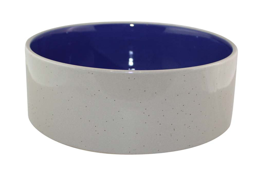 Spot Standard Crock Dog Bowl Blue 7.5 in