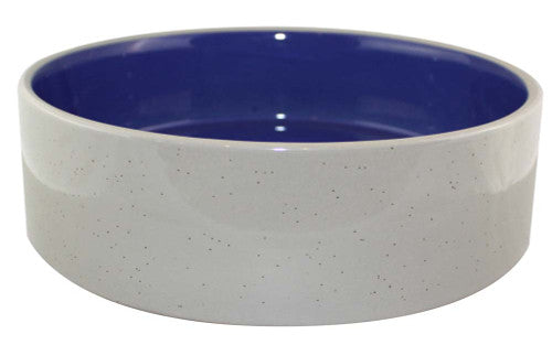 Spot Standard Crock Dog Bowl Blue 9.5