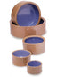 Spot Stoneware Crock Dog Bowl Blue 4.75