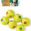 Spot Tennis Ball Dog Toy Assorted 6 Pack 2.5 in