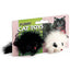 Spot Twin Plush Mice Rattle & Catnip Toy Black White 4.5 in 2 Pack - Cat