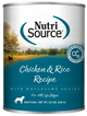 NutriSource Canned Dog Food Chicken & Rice 12ea/12.3 oz 073893021056