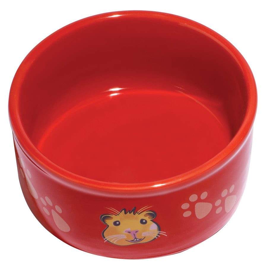 Kaytee Paw-Print Petware Bowl Guinea Pig - Assorted color