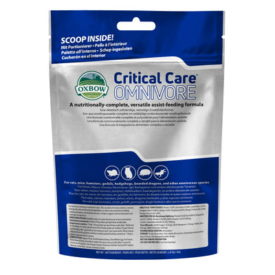 Oxbow Animal Health Critical Care Omnivore Feeding Formula 70g 2.47 oz 744845965550