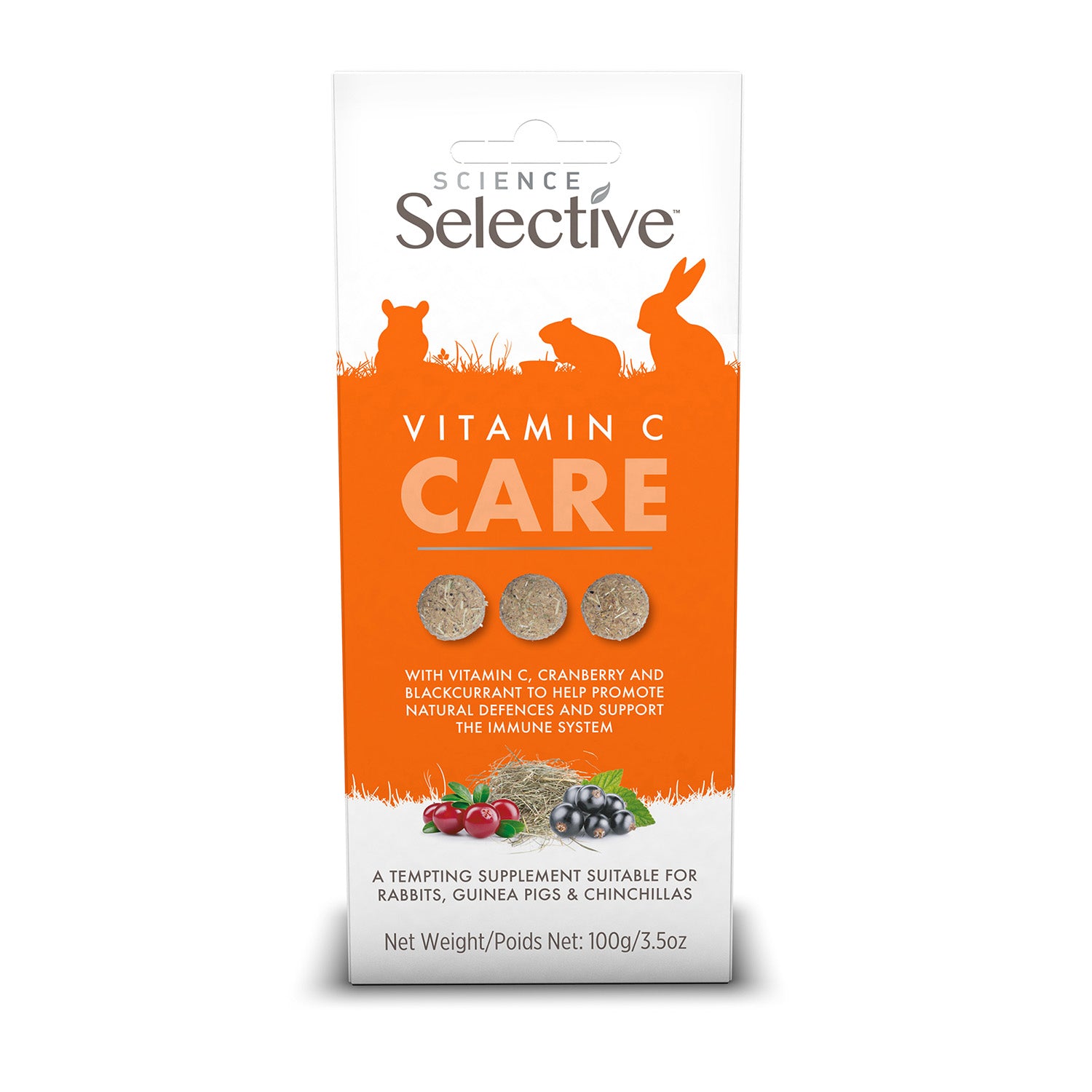 Science Selective Vitamin C Care Small Animal Supplement 4ea/3.5 oz 730582001569