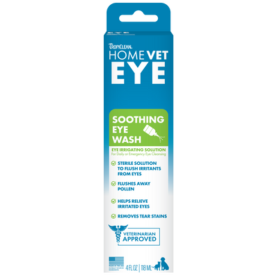 TropiClean HomeVet Eye Soothing Eye Wash 4 oz 645095008847