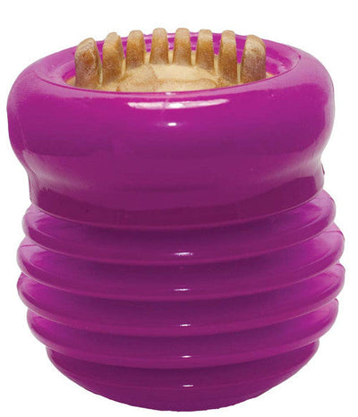 Starmark Groovy Ball with USA Made Treat Purple LG - Dog