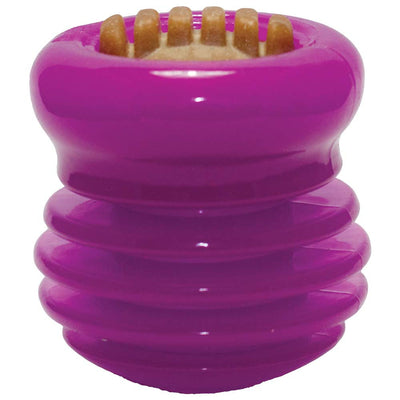 Starmark Groovy Ball with USA Made Treat Purple MD