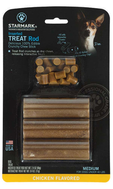 Starmark Inserted Dog Treat Rod Chicken USA MD