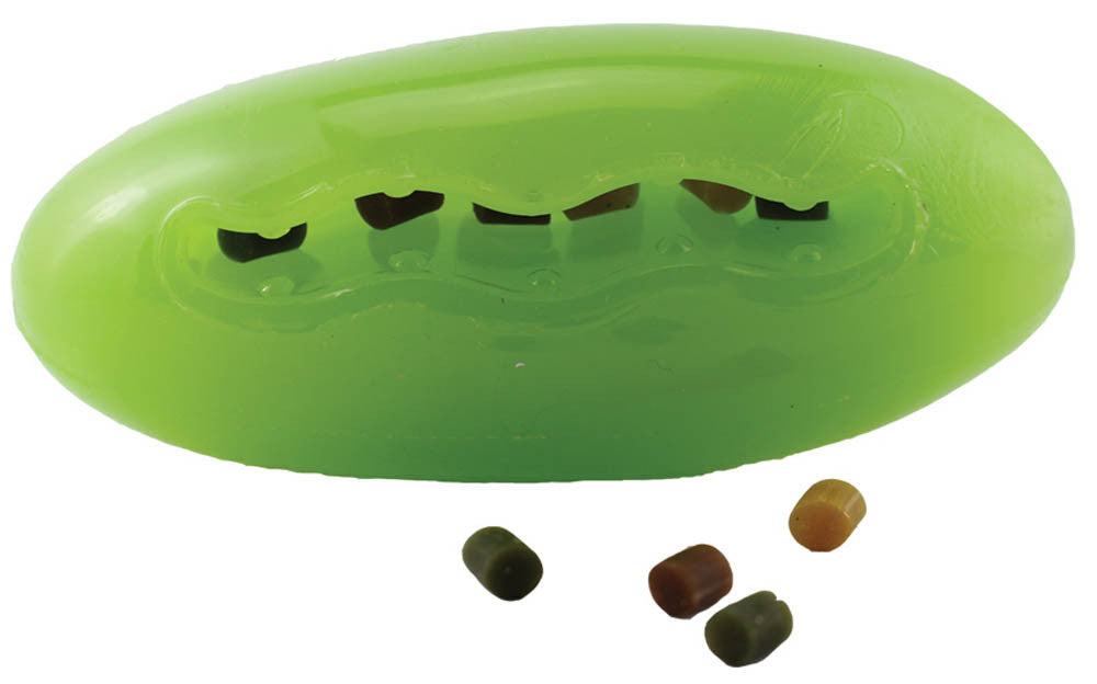 Starmark Pickle Pocket Treat Ball Toy Green One Size