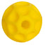 Starmark Treat Dispensing Tetraflex Dog Toy Yellow LG