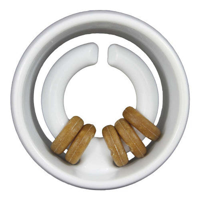 Starmark Treat Ringer Orb White One Size - Dog