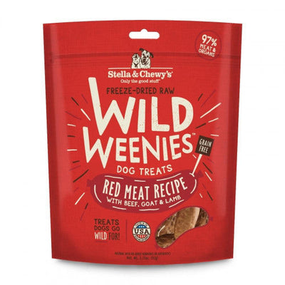 Stella & Chewie’s Wild Weenies Red Meat Recipe 3.25oz {L + 1x} 860292 - Dog