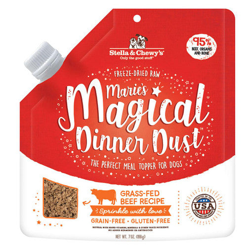 Stella & Chewy Marie’s Magical Dinner Dust - Beef 7oz {L + 1} 860252 Dog
