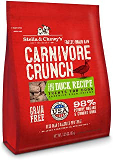 Stella & Chewy's 3.25 oz. Carnivore Crunch For Dogs - Duck {L+1x} 860114 186011001097