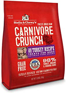 Stella & Chewy's 3.25 oz. Carnivore Crunch For Dogs - Turkey {L+1x} 860115 186011001103