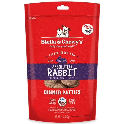 Stella & Chewy’s 5.5 oz. Freeze - Dried Absolutely Rabbit Dinner {L + 1x} 860154 - Dog