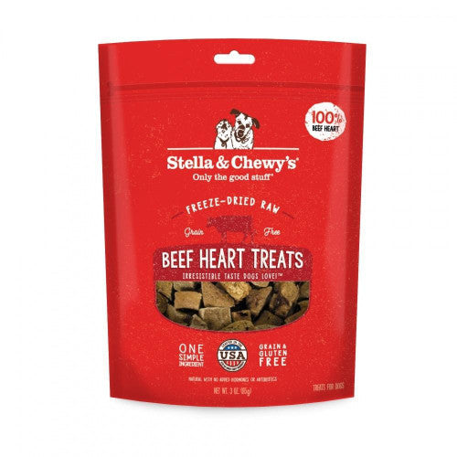 Stella & Chewy’s Beef Heart Treats 3 oz {L + 1x} 860296 - Dog