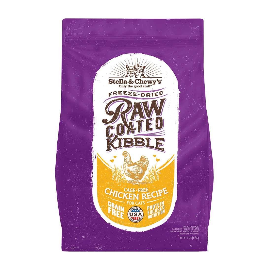 Stella & Chewy's Cat Raw Coated Chicken 2.5lb {L-1x} 860345 852301008663