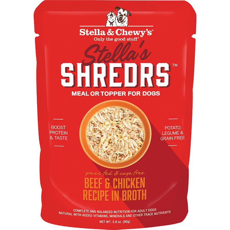 Stella & Chewy's Dog Shredrs Beef & Chicken 2.8oz 810027370792