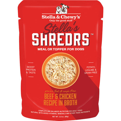 Stella & Chewy’s Dog Shredrs Beef Chicken 2.8oz