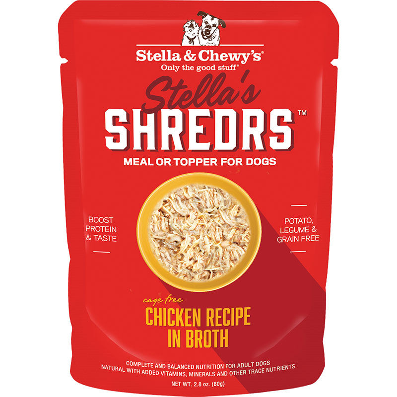 Stella & Chewy's Dog Shredrs Chicken 2.8oz 810027370747