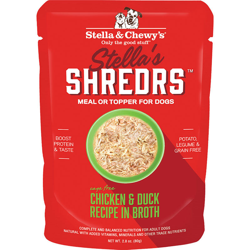 Stella & Chewy's Dog Shredrs Chicken & Duck 2.8oz 810027370754