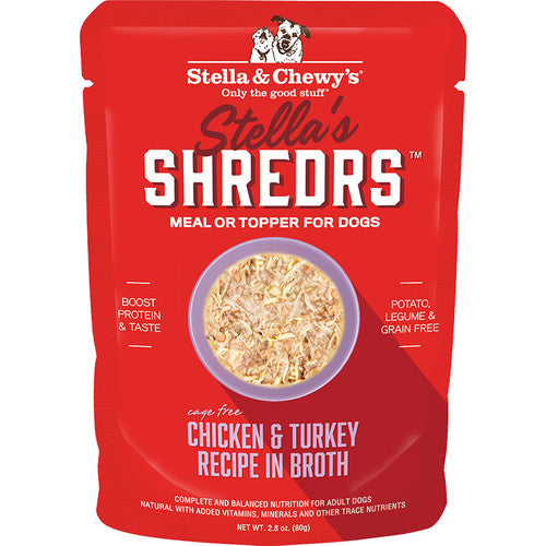 Stella & Chewy’s Dog Shredrs Chicken Turkey 2.8oz