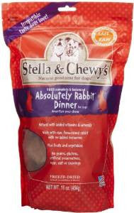 Stella & Chewy's Freeze Dried Absolutely Rabbit Dinner Dog 14z {L+1x} 860274 186011000908