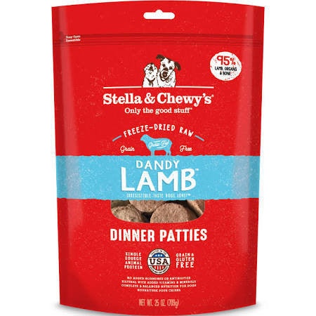 Stella & Chewy's Freeze-Dried Dandy Lamb Dinner 25 oz {L+1x} 860267 186011001837