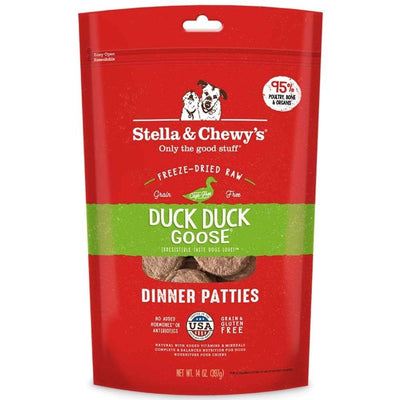 Stella & Chewy's Freeze Dried Duck Duck Goose Dinner Dog 14z {L+1x} 860270 186011000342