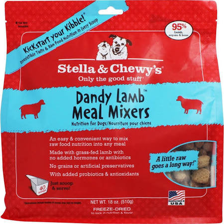 Stella & Chewy’s Freeze - Dried Lamb Meal Mixers 18Z {L + 1x} 860240 - Dog